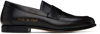 COMMON PROJECTS BLACK FLAT LOAFERS