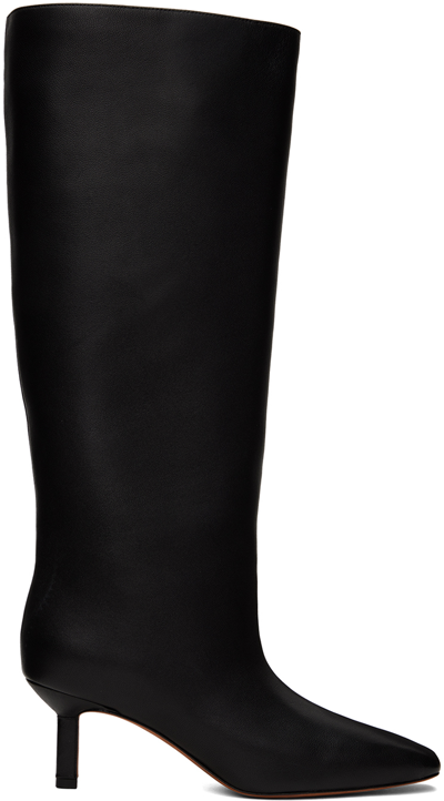 3.1 Phillip Lim / フィリップ リム Women's Nell 65mm Leather Wide-shaft Boots In Black