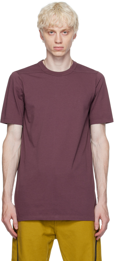 Rick Owens Purple Level T-shirt In 33 Amethyst