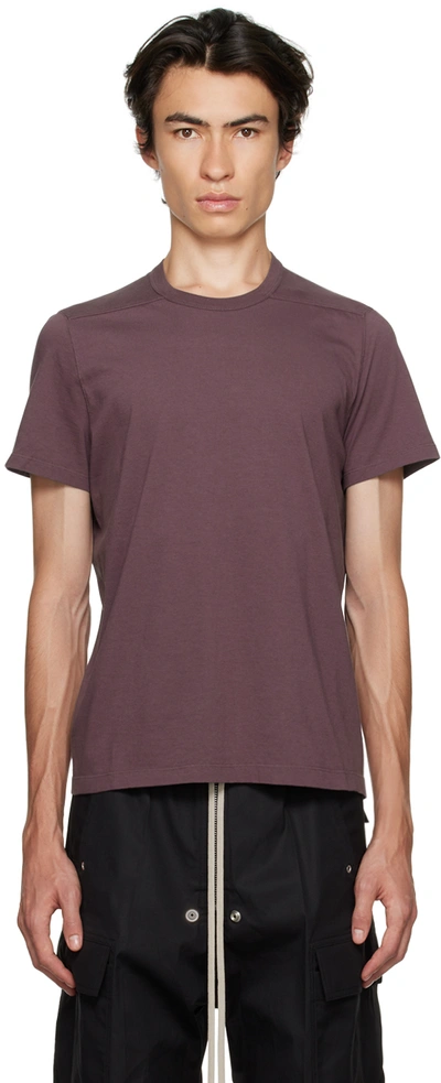 Rick Owens Purple Level T-shirt In 33 Amethyst