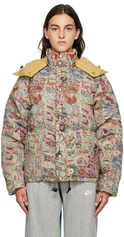 Bless Multicolor Downsweater Down Jacket In Gobelin Las Vegas