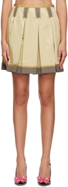 MOSCHINO BEIGE INSIDE OUT MINISKIRT