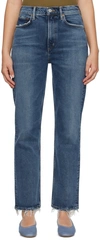 Agolde Blue Stovepipe Jeans In Captivate
