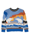 DSQUARED2 GRAPHIC-PRINT LONG-SLEEVE JUMPER
