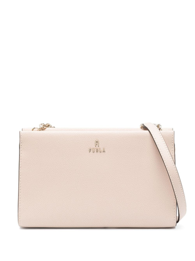 Furla Ballerina Logo-plaque Crossbody Bag In Pink