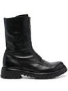 OFFICINE CREATIVE LORAINE ZIP-UP LEATHER BOOTS