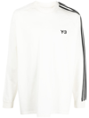 Y-3 Striped Cotton-jersey T-shirt