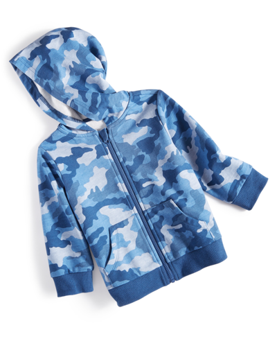 First Impressions Baby Boys Camouflage Zip Up Jacket, Created For Macy's In Sergeant B