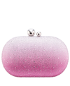 NINA CRYSTAL OMBRE MINAUDIERE CLUTCH