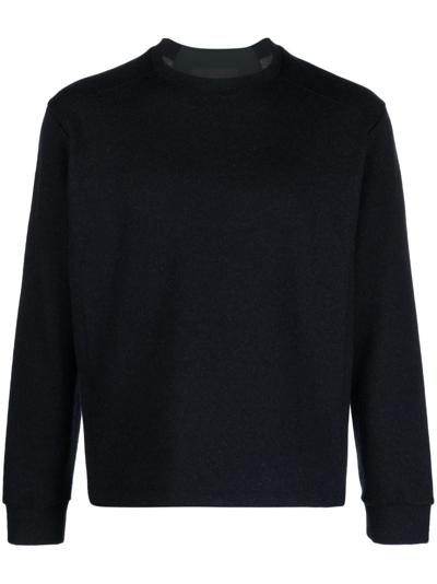 Sease Crew-neck Cashmere-blend Sweatshirt In Blue