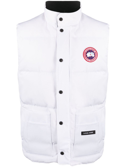 Canada Goose Freestyle Padded Vest In Weiss