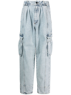The Mannei Plana Tapered-leg Jeans In Blue