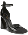 Sam Edelman Cristine Ankle Strap Block Heel In Black