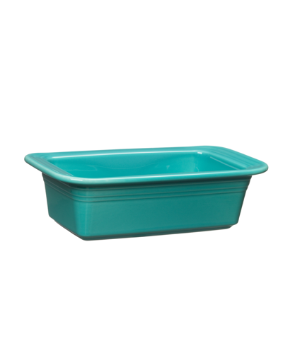 Fiesta Loaf Baker 5 3/4" X 10 3/4" In Turquoise