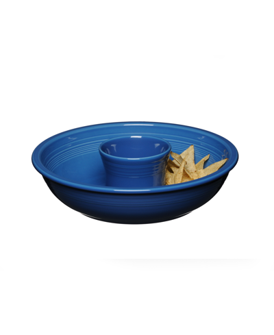 Fiesta Chip And Dip Set In Med Blue