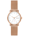 Skagen Women's Kuppel Lille Quartz Three Hand Rose Gold-tone Stainless Steel Watch, 32mm In Rose Gold