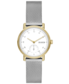 SKAGEN WOMEN'S KUPPEL LILLE QUARTZ THREE HAND SILVER-TONE STAINLESS STEEL WATCH, 32MM