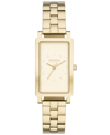 Skagen Women's Hagen Quartz Three Hand Gold-tone Stainless Steel Watch, 22mm In Gold