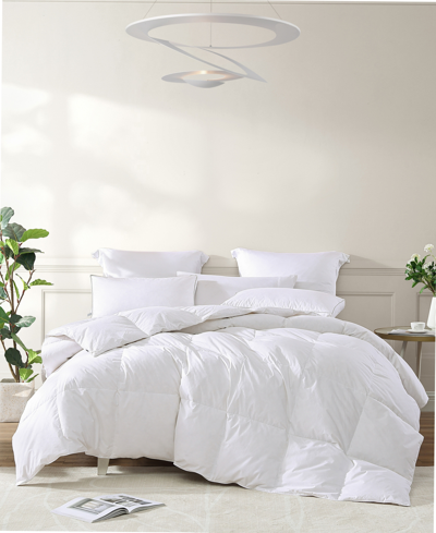Royal Luxe All Season Warmth White Goose Feather And Down Fiber Comforter, Twin, Created For Macy's