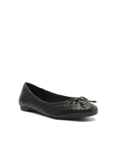 Arezzo Women's Linda Rounded Toe Ballet Flats In Black