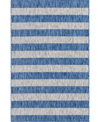 BAYSHORE HOME OUTDOOR BANDED DISTRESSED STRIPE 5' X 8' AREA RUG