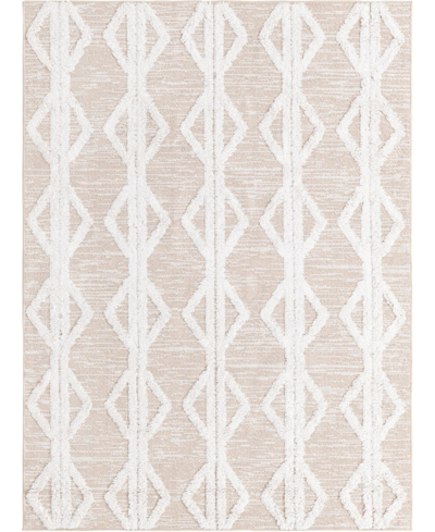 Sabrina Soto Casa Palma 4'5" X 6' Area Rug In Beige