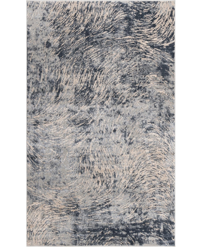 Bayshore Home Refuge Wave 5' X 8' Area Rug In Gray