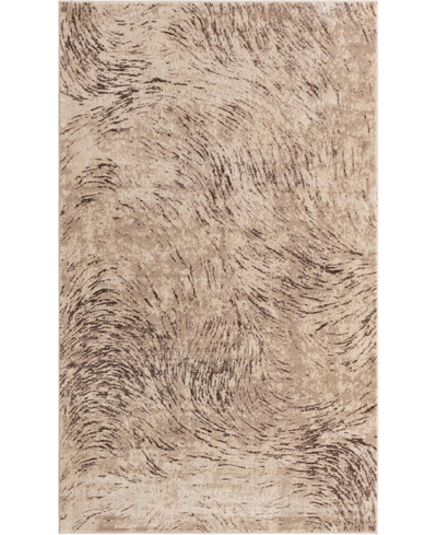Bayshore Home Refuge Wave 5' X 8' Area Rug In Brown