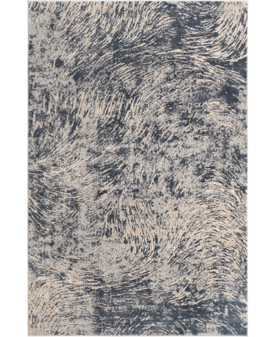 Bayshore Home Refuge Wave 6' X 9' Area Rug In Gray
