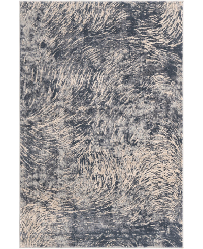 Bayshore Home Refuge Wave 4' X 6' Area Rug In Gray