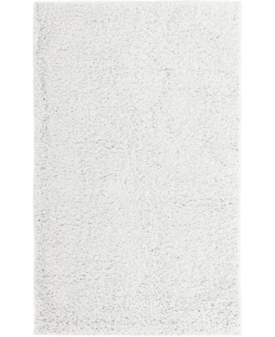 Bayshore Home Always Shag Solid 5' X 8' Area Rug In White