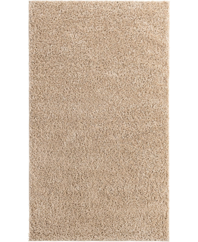 Bayshore Home Always Shag Solid 5' X 8' Area Rug In Taupe