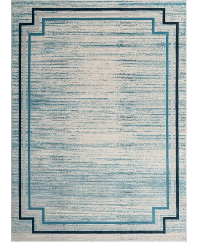 Bayshore Home Refuge Fountain 8' X 10' Area Rug In Blue