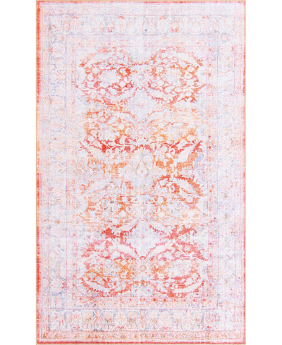 Bayshore Home Lift Spes 5' X 8' Area Rug In Rust