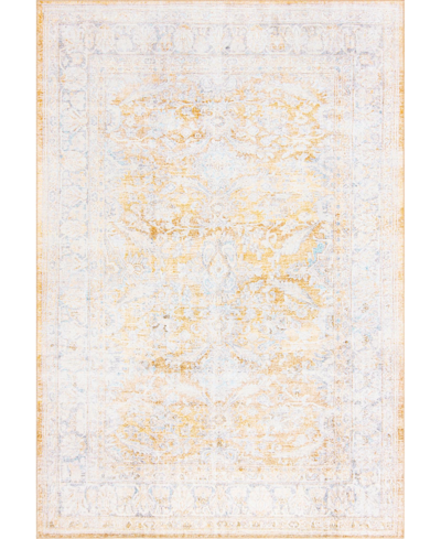 Bayshore Home Lift Spes 8'4" X 12' Area Rug In Yellow