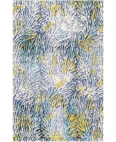 Bayshore Home Closeout!  Beau Seaweed 5'3" X 8' Area Rug In Blue