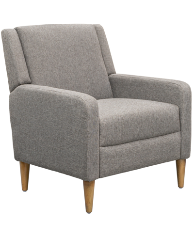 510 Design Juno 30.5" Wide Upholstered Accent Armchair In Gray