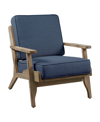 INK+IVY MALIBU 28.5" WIDE UPHOLSTERED SOLID WOOD FRAME ACCENT CHAIR