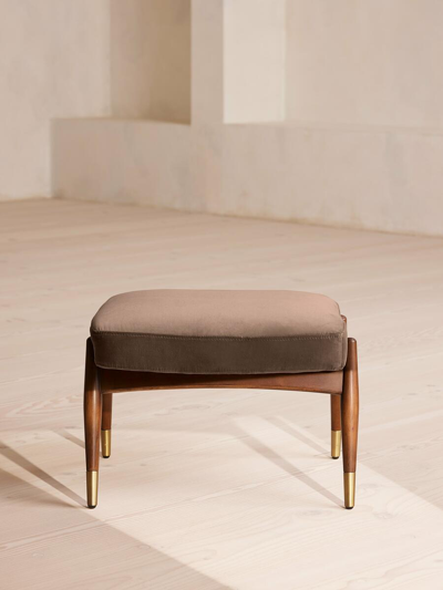Soho Home Theodore Footstool In Brown