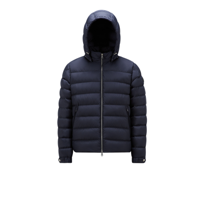Moncler Doudoune Courte À Capuche Arneb In Blue