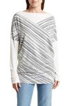 GO COUTURE GO COUTURE DROP SHOULDER SWING KNIT TOP