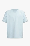 Bottega Veneta Double Layer Sleeve Light Cotton T-shirt In Dusk