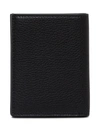 TOM FORD TOM FORD BLACK LEATHER CARD HOLDER WITH LOGO