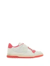 Gucci Ginza Worn Bicolor Runner Sneakers In Pink