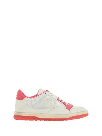 Gucci Ginza Worn Bicolor Runner Sneakers In Pink