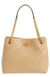 Tory Burch Kira Chevron Tote In Desert Dune