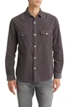 FRAME LONG SLEEVE CORDUROY BUTTON-UP SHIRT