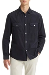 FRAME LONG SLEEVE CORDUROY BUTTON-UP SHIRT