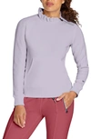 Tail Condoleezza Ruffle Collar Top In Misty Lilac