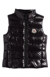 Moncler Kid's Ghany Quilted Puffer Down Vest In Bleu
